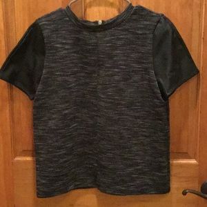 Cute black Loft size S top